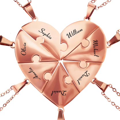 Pieces of Us™ – Personalized Family Puzzle Necklace (5)